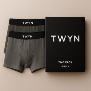 Reversible Boxer – Black/Ash Grey (2-Pack)