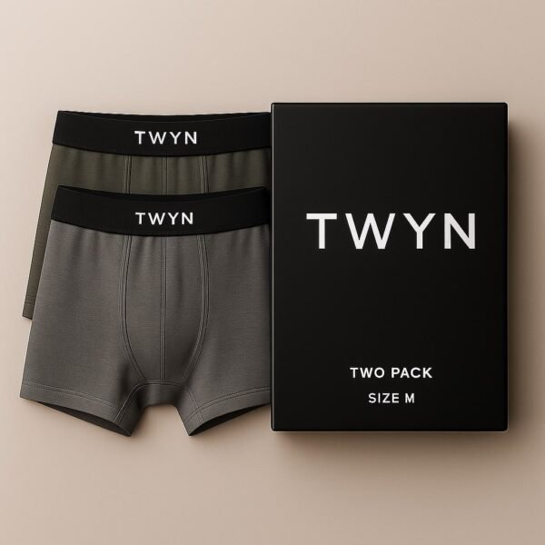 Reversible Boxer – Black/Ash Grey (2-Pack)
