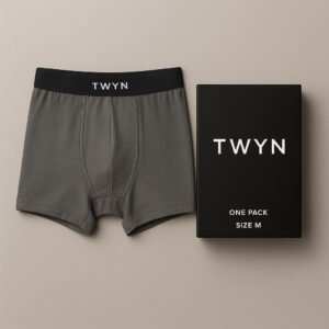 Reversible Boxer - Black/Ash Grey (1-Pack)