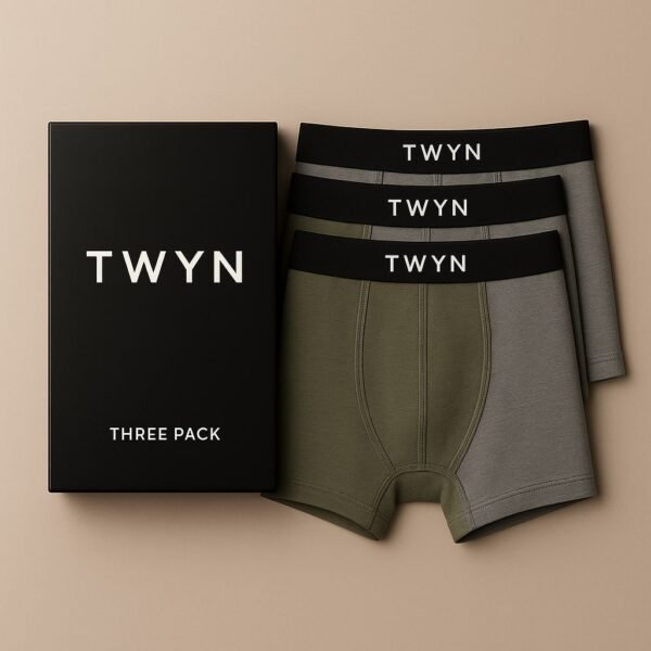 Reversible Boxer – Black/Ash Grey (3-Pack)